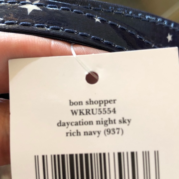 NWT kate spade stars ⭐️ bon shopper tote handbag - Picture 6 of 6